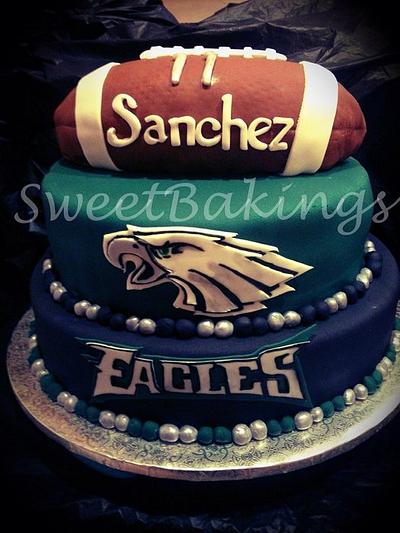 Eagels NFL cake - Cake by Priscilla 