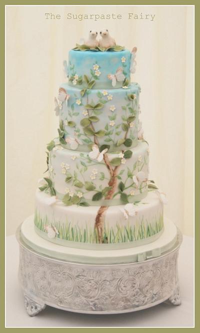 Love Birds - Cake by The Sugarpaste Fairy