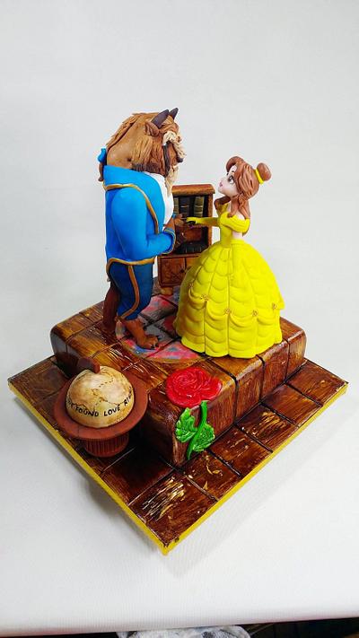 Beauty and the Beast! - Cake by cristinabadea2008