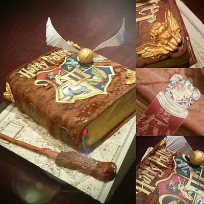 Harry Potter spell book cake - Cake by Tracey