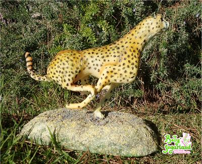 Cheetah - Animal Rights Collaboration - Cake by Bety'Sugarland by Elisabete Caseiro 