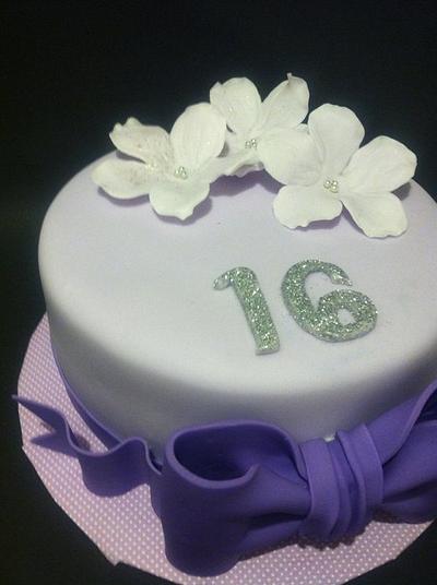 Sweet 16 cake - Cake by Karen Seeley