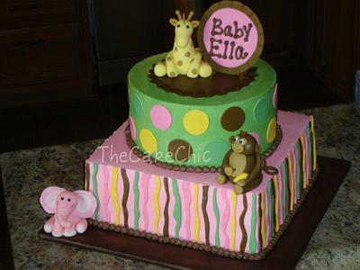 Zoo Crew Baby Shower - Cake by Misty