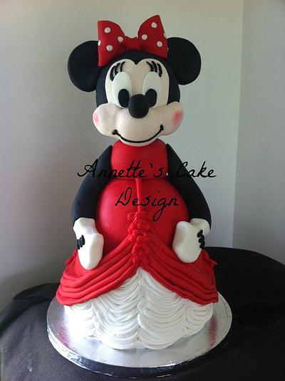 Minnie Mouse - Cake by AnnettesCakes