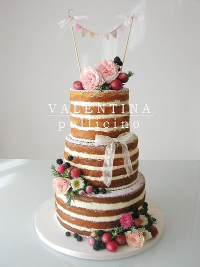 Rustic naked cake - Cake by ValentinaPollicino
