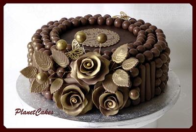 Anniversary Maltesers Cake - Cake by Planet Cakes