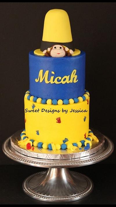 Micah's 1st - Cake by SweetdesignsbyJesica