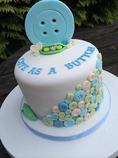 Cute as a button - Cake by Mrs BouCake