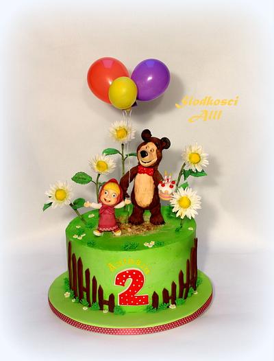 Masha and the Bear - Cake by Alll 
