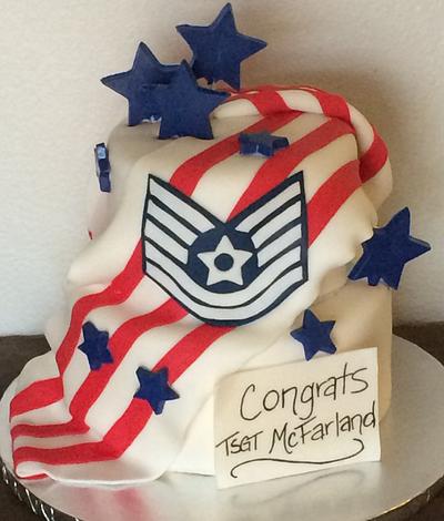 Military promotion - Cake by Fortiermommy