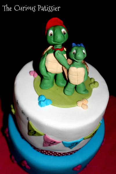 Franklin the Turtle and Harriet - Cake by The Curious Patissier