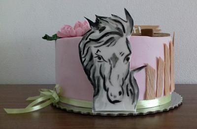 Horse for little Megi - Cake by Ellyys