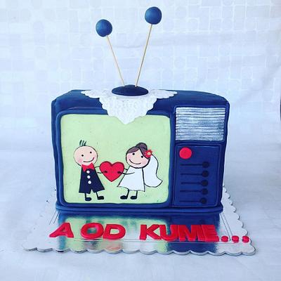 tv cake - Cake by Skoria Šabac