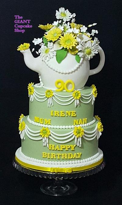 Daisies and Tea  - Cake by Amelia Rose Cake Studio