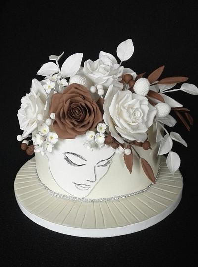 White and brown - Cake by Anka