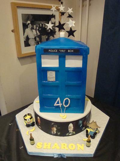 Dr Who v the Minions! - Cake by Claire