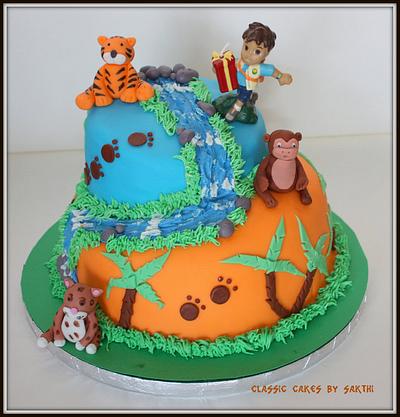 Topsy turvy diego cake - Cake by Classic Cakes by Sakthi