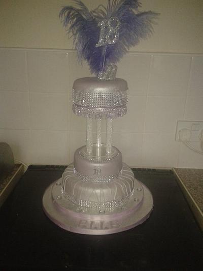 BLING BIRTHDAY CAKE - Cake by lorraine