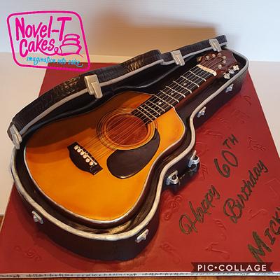 Carved Guitar Cake - Cake by Novel-T Cakes