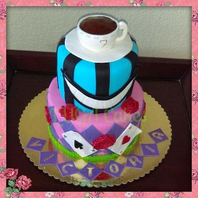 Alice in Wonderland - Cake by Luga Cakes