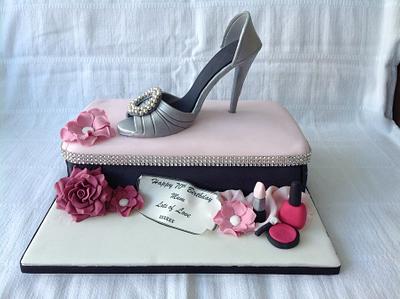 Shoe cake - Cake by Keeley Cakes