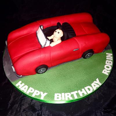 Sports Car - Cake by Caron Eveleigh