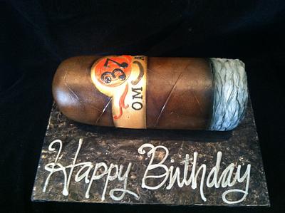 Cigar Cake  - Cake by The Cake Diosa