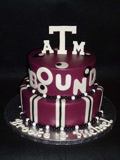 Texas A&M Bound - Cake by Kim Leatherwood