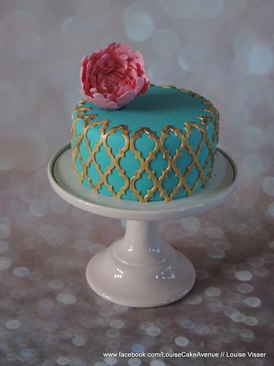 Nice peony cake - Cake by Louise