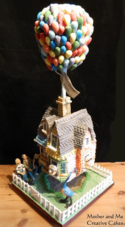 Gravity defying Up Cake - Cake by Mother and Me Creative Cakes
