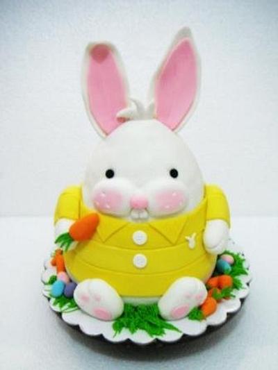 Easter Bunny Cake - Cake by Giselle Garcia