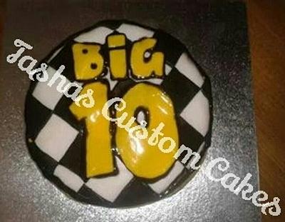 Big10 Ska cake - Cake by Tasha's Custom Cakes