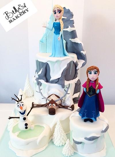 Frozen-mania - Cake by Bella's Bakery