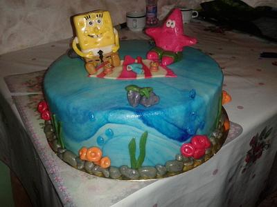 Spongebob's picnic - Cake by Tucsisuti