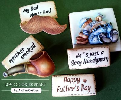 Cookie Set for Dad´s - Cake by Andrea Costoya