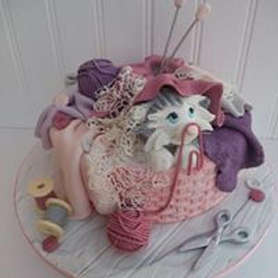 Naughty kitten !  - Cake by The Stables Pantry 