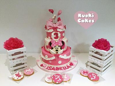 Minnie party cake  - Cake by Donatella Bussacchetti