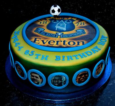 Everton Football Club cake - Cake by Deb-beesdelights