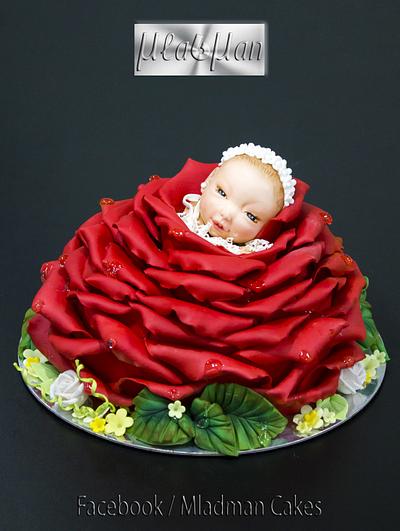 Baby rose cake - Cake by MLADMAN