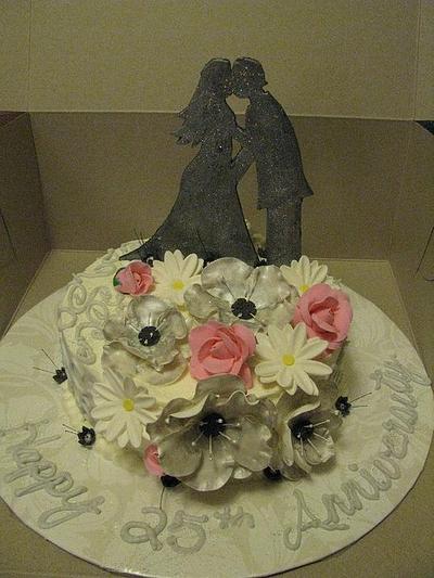25th Wedding Anniversary - Cake by juicybon