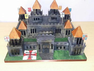 Medieval Castle Cake - Cake by Putty Cakes