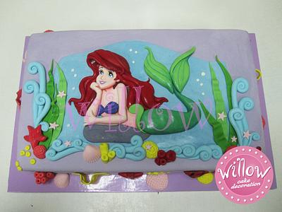 Ariel, little mermaid, cake - Cake by Willow cake decorations