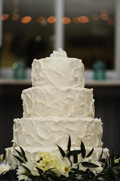 Wedding Cake - Cake by sweetpeacakemom