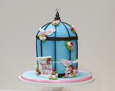 Bird Cage cake - Cake by Urvi Zaveri 