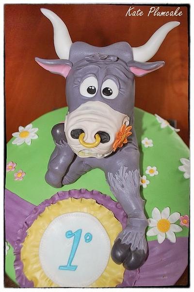 Rodeo bull cake - Cake by Kate Plumcake