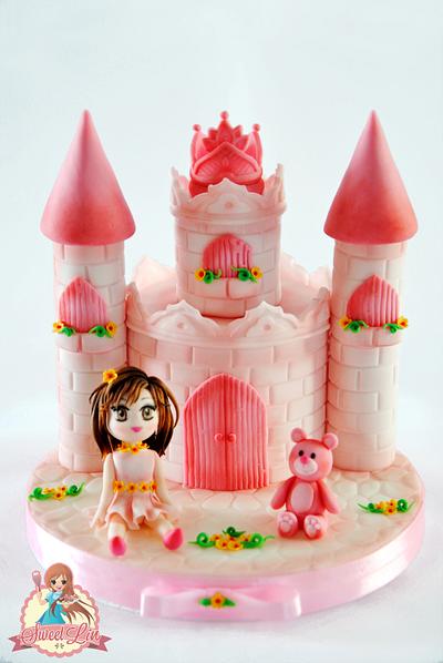 Pink Castle For Yasmine - Cake by SweetLin