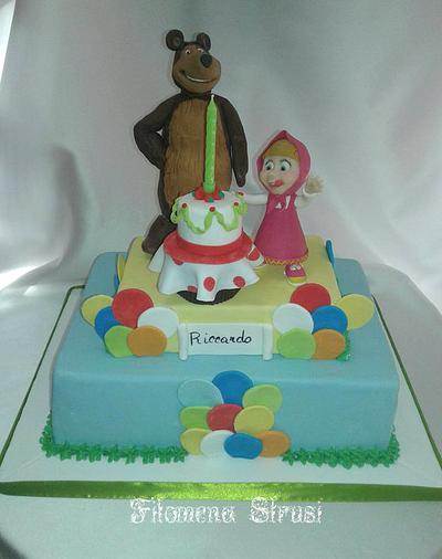 Masha and bear 2  - Cake by Filomena