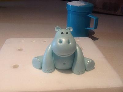 Baby Hippo - Cake by Kim Jury