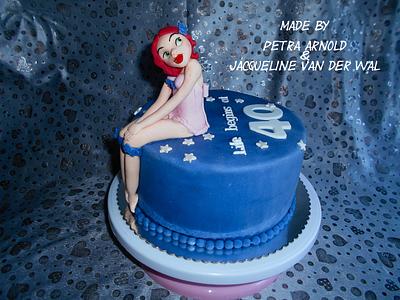Life begins at 40 .... - Cake by Jacqueline