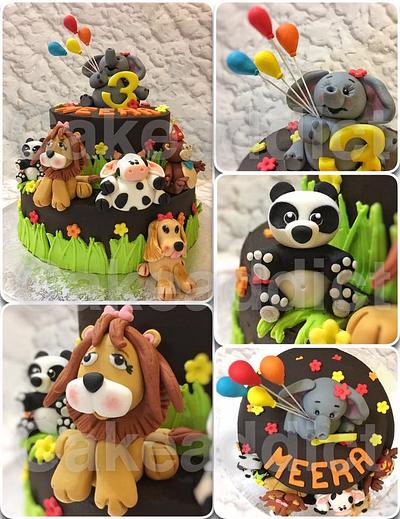 Animal Theme Cake - Cake by Dipti Chitnis